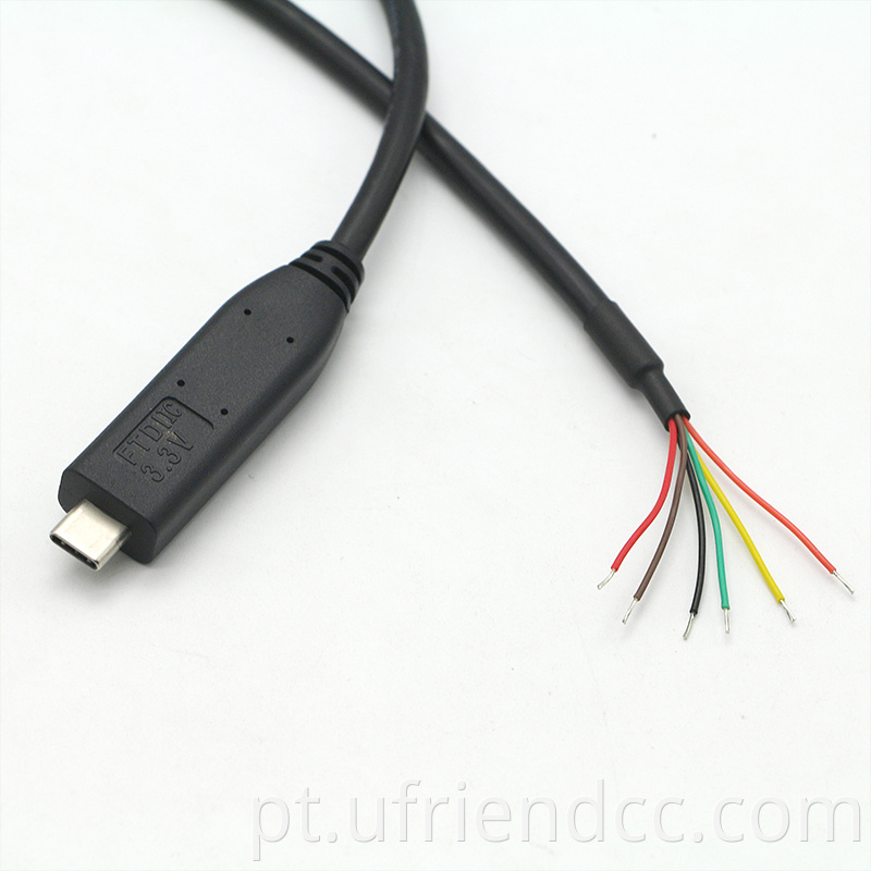 Conexão de laptop exclusiva PL232RL RS232 USB TIPO C PARA DUPONT FTDI CABO